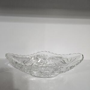 🌟Anchor Hocking Pressed Glass Starburst Serving Bowl